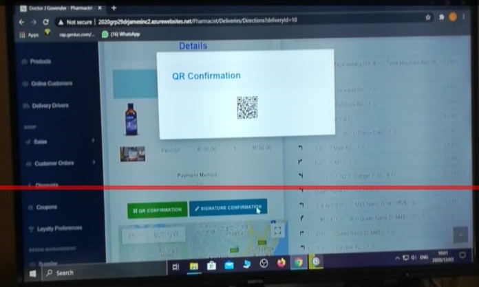First slide